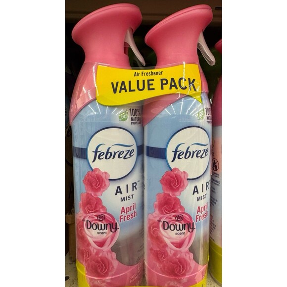 Febreze Air Mist Air Freshener in the Downy April Fresh Value Pack OLSHB - Picture 1 of 1